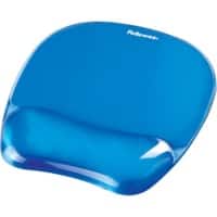 Fellowes Mauspad mit Handgelenkauflage Crystals™ Gel Blau
