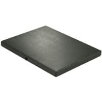 ELBA Dokumentenmappe 31412 DIN A4 Schwarz Karton 24,5 x 2,5 x 31,8 cm