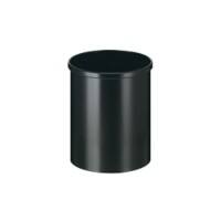 Vepa Bins Metall Papierkorb 25,5 x 25,5 x 30,5 cm Schwarz