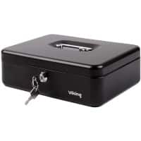 Office Depot Geldkassette Schwarz 260 x 185 x 81 mm