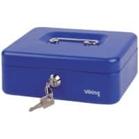 Viking Geldkassette 4049870 Blau 204 x 150 x 74 mm