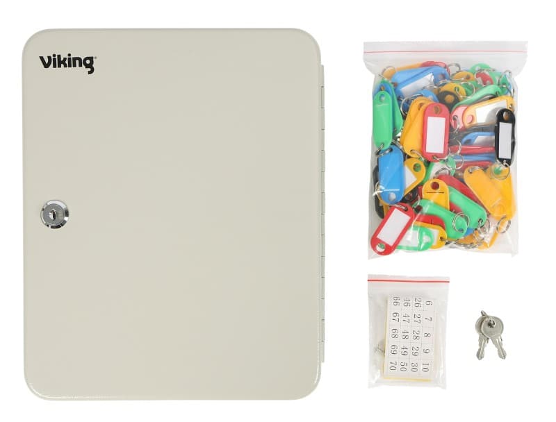 Viking Schlüsselkasten 240 x 75 x 300 mm 80 Haken