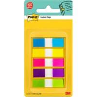 Post-it Index-Haftstreifen Farbig sortiert Blanko 1,19 x 4,32 cm 5 Stück à 20 Streifen