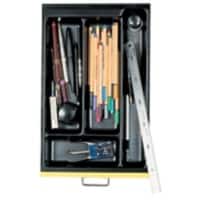 Bisley Schubladeneinsatz Multidrawer Schwarz 233 x 363 x 51 mm