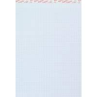 Elco Notizblock DIN A4 Kariert Geleimt Weiß Perforiert 200 Seiten 10 Stück à 100 Blatt