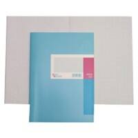 König & Ebhardt A6 Fallgebunden Blau Pappe Cover Notizbuch Kariert 32 Blatt