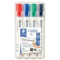 STAEDTLER Whiteboardmarker Lumicolor Keilspitze Sortierte Farben 4 Stück