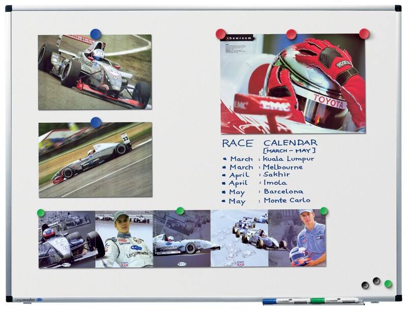 Legamaster Whiteboard Wandmontiert Magnetisch Lackierter Stahl Einseitig 90 (B) x 60 (H) cm