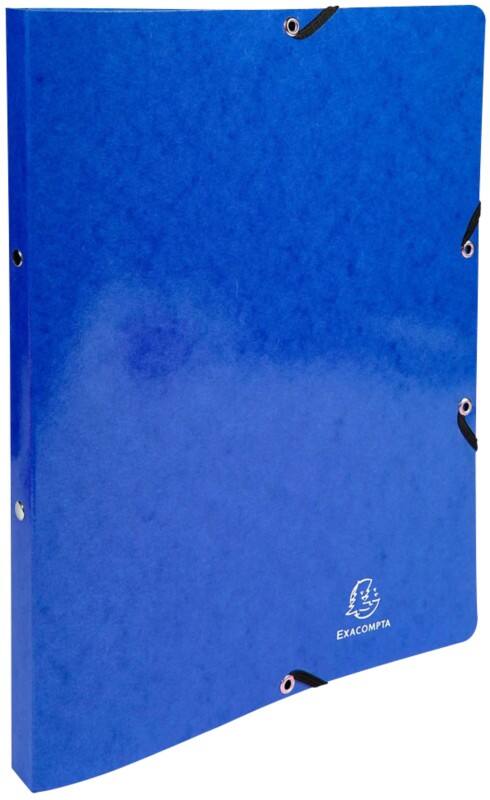 Exacompta Ringbuch DIN A4 Manilakarton 2 Ringe 15 mm Dunkelblau
