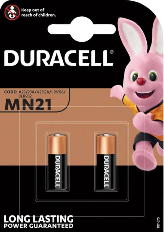 Duracell Batterie MN21 Alkali 12 V 2 Stück