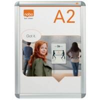 Nobo Premium Plus Klapprahmen Nicht magnetisch Wandmontage 47,6 (B)x65 (H) cm Aluminium Silber