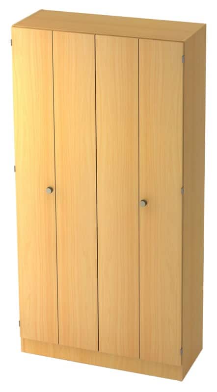 Hammerbacher Schrank SolidPlus Braun 1.000 x 420 x 2.004 mm