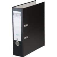 ELBA Rado Star Brilliant Ordner DIN A4 80 mm Schwarz 2 Ringe Rado Star Karton, PP (Polypropylen) Matt