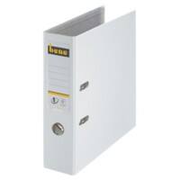 Bene No.1 Power Breit Ordner DIN A4 80 mm Weiß 2 Ringe 291400 Kunststoff Hochformat