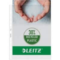 Leitz Prospekthüllen  DIN A4 Genarbt Transparent 90 Mikron PP (Polypropylen) Öffnung oben 11 Löcher 4790 100 Stück