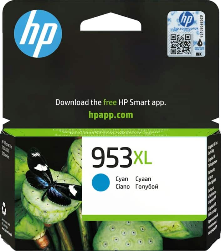 HP 953XL Original Tintenpatrone F6U16AE Cyan