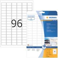 HERMA Inkjetetiketten 8832 Weiß DIN A4 30,5 x 16,9 mm 25 Blatt à 96 Etiketten
