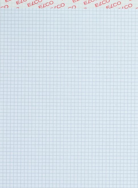 Elco Notizblock DIN A5 Kariert Geleimt Weiß Perforiert 200 Seiten 10 Stück à 100 Blatt