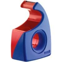 tesa Klebebandabroller tesafilm Easy Cut Blau, Rot 19 mm (B) x 10 m (L) Kunststoff