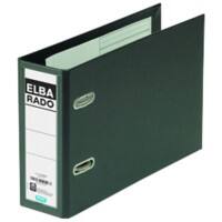 ELBA Rado Plast Ordner DIN A5 75 mm Schwarz 2 Ringe 100022638 Pappkarton, PP (Polypropylen) Querformat