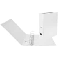 Biella Dinor-Quator Breit Doppelordner DIN A4+ 70 mm Weiß 4 Ringe 12644701U Pappkarton, PP (Polypropylen)