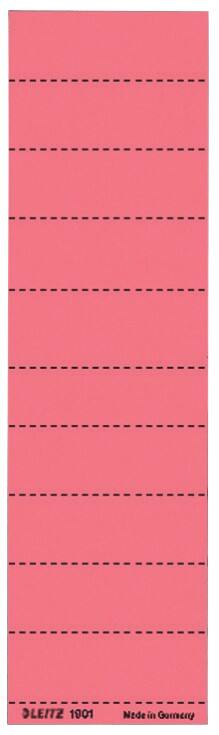 Leitz Alpha Hängerregisteretiketten Pappkarton Rot 6 x 2,1 cm Alpha 100 Stück