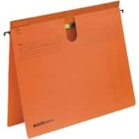 Leitz SERIE 18 Hängehefter 1814 DIN A4 Behördenheftung und Kaufmännische Heftung V-Base 15 mm 250 g/m² Orange 100% Recycelter Manila-Karton