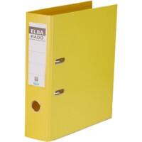 ELBA Rado Plast Ordner DIN A4 80 mm Gelb 2 Ringe Rado Plast PVC (Polyvinylchlorid) Matt Hochformat