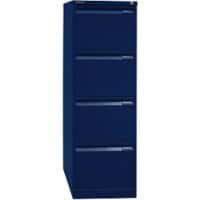 Bisley Aktenschrank A4BS4E 4 Schübe Oxfordblau 413 x 622 x 1.321 mm