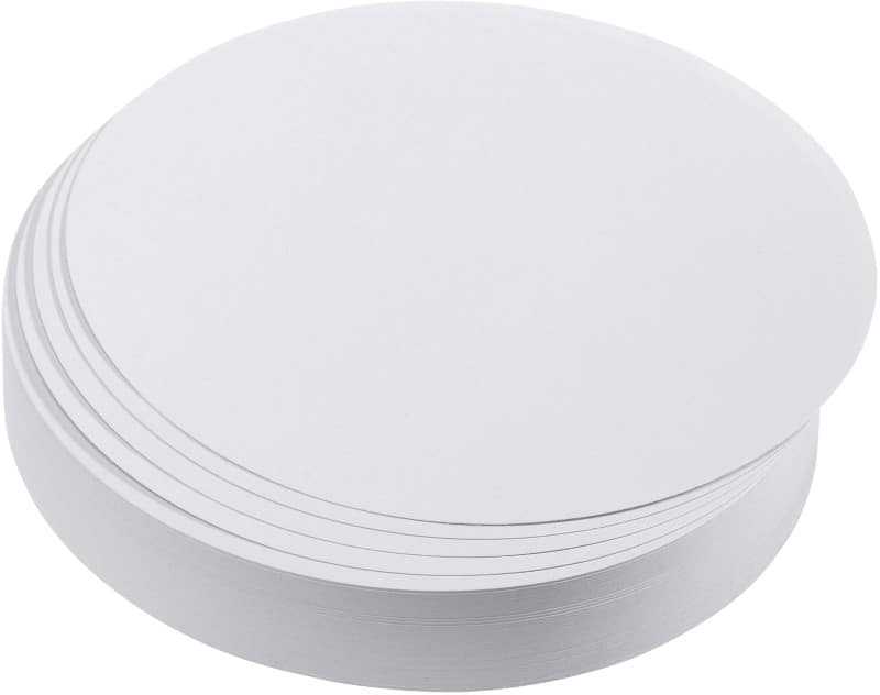 Franken Kreis Moderationskarten 9,5 x 9,5 cm Papier Weiß 500 Stück