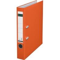 Leitz 180° Ordner DIN A4 52 mm Orange 2 Ringe 1015 PP (Polypropylen) Glatt Hochformat