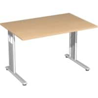 Geramoebel Schreibtisch Speed Office Buche-Nb. 1.200 x 800 x 820 x 68 - 82 mm