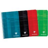 Clairefontaine 110 x 170 mm Drahtgebunden Notizbuch mit laminiertem Pappe Cover Kariert 90 Blatt
