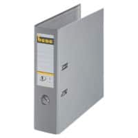 Bene No.1 Power Ordner DIN A4 80 mm Grau 2 Ringe 291400 PP (Polypropylen) Glatt Hochformat