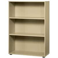 Hammerbacher Melaminharzbeschichtete Spanplatte Regal 2 Fachböden 800 x 330 x 1.144 mm Braun Ahorn