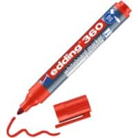edding 360 Whiteboard Marker Rundspitze 3 mm Rot 1