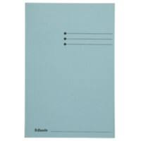 Esselte Manilla Jurismappe 1032302 Foolscap Blau Recycelter Karton 250 Blatt 23,3 x 35 x 2 cm 50 Stück