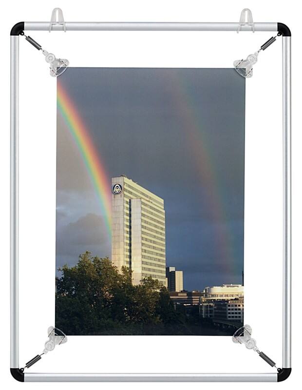 Franken DIN A4 Spannrahmen Silber Aluminium BS1101 31 (B) x 39,7 (H) cm