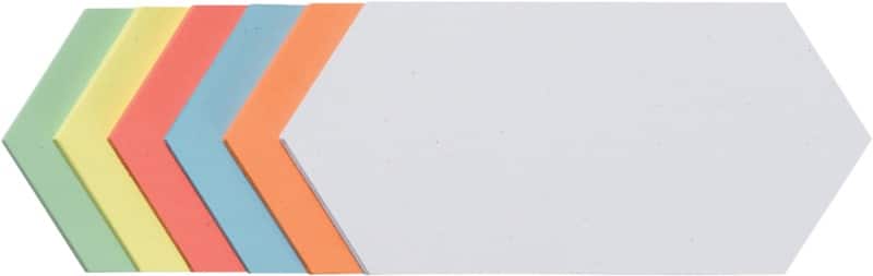 Franken Selbstklebend Moderationskarten 20,5 x 9,5 cm Papier Farbig sortiert 300 Stück