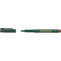 Faber-Castell Finepen Fineliner 0,4 mm Nadelspitze Rot 1511
