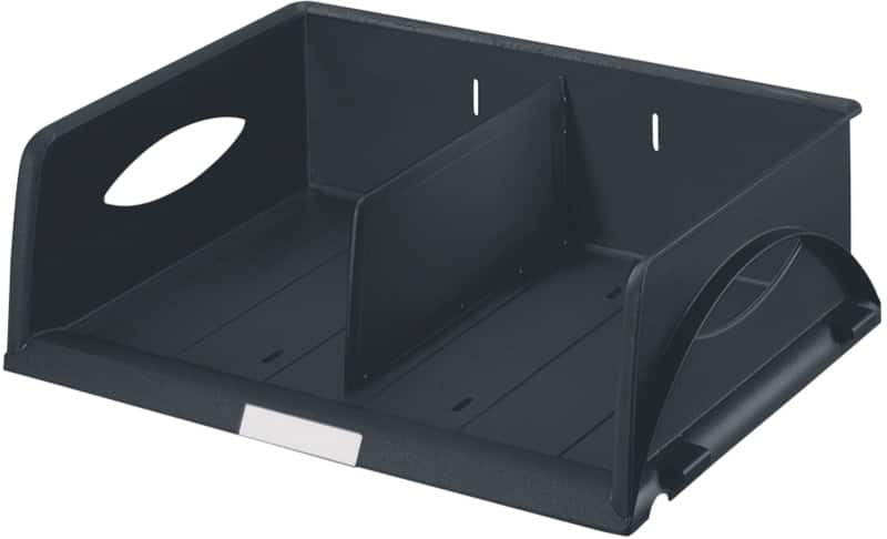 Leitz Briefkorb "Sorty" Polystyrol Schwarz 40,5 x 30 x 12,5 cm