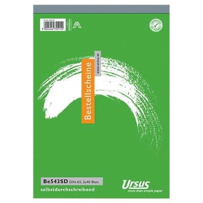 Ursus Style Bestellscheinbuch BE543SD A5 3x40 Blatt selbstdurchschreibend
