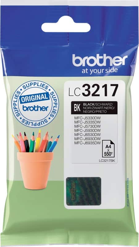 Brother LC3217BK Original Tintenpatrone Schwarz