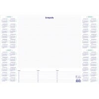 Brepols DeskMate Schreibtisch-Kalender 2024, 2025, 2026, 2027, 2028 Niederländisch, Französisch, Deutsch, Englisch 35 (B) x 0,5 (T) x 50 (H) cm Weiß 40 Blatt