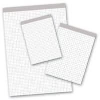 Ursus Style A5 Oben gebunden Weiß Papierumschlag Abreissnotizblock Quadratisch 100 Blatt 10 Stück