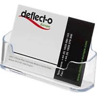 deflect-o Visitenkartenhalter/DE70101, 93x35x45mm, Inhalt für 50 Karten.