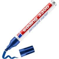 edding 3300 Permanentmarker Breit Keilspitze 5 mm Blau Nachfüllbar Wasserbeständig