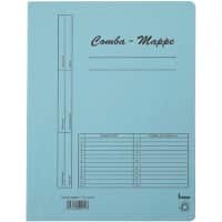 Bene Dreiflügelmappe Comba DIN A4 Blau Manilakarton