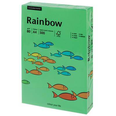 Rainbow Kopier-/ Druckerpapier DIN A4 80 g/m² Intensives Grün 78 500 Blatt