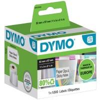 Dymo LW S0722540 / 11354 Authentic Mehrzwecketiketten Selbstklebend Weiß 32 x 57 mm